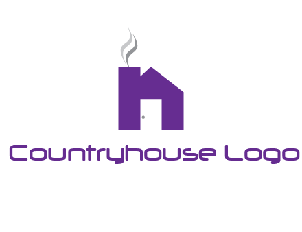 house made of letter n logo