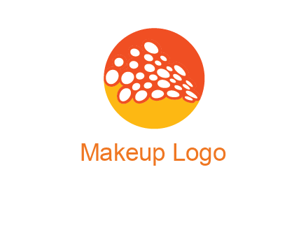 circles in halftone circle