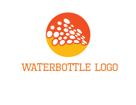 circles in halftone circle