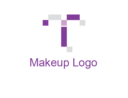 Digital letter T logo