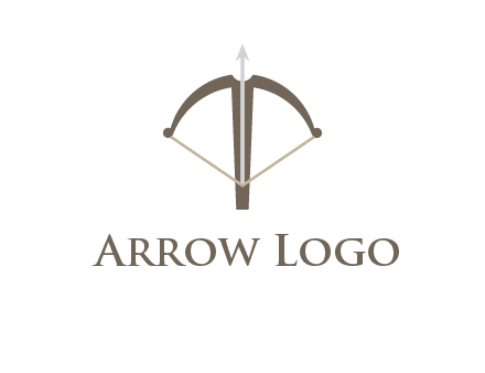 letter T incorporated with bow and arrow logo