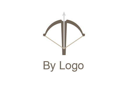 letter T incorporated with bow and arrow logo