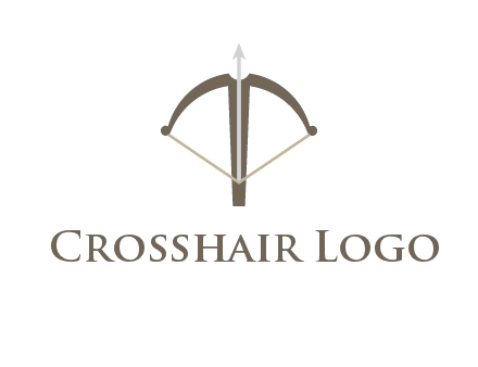 letter T incorporated with bow and arrow logo