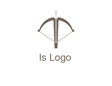 letter T incorporated with bow and arrow logo