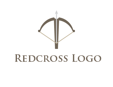 letter T incorporated with bow and arrow logo