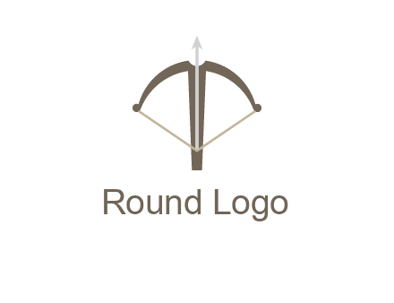 letter T incorporated with bow and arrow logo