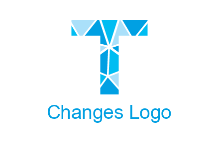 polygonal letter T logo