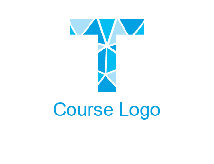 polygonal letter T logo