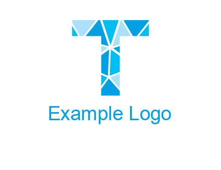 polygonal letter T logo