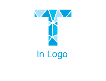 polygonal letter T logo