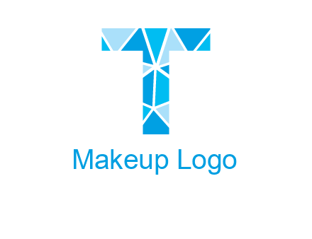 polygonal letter T logo