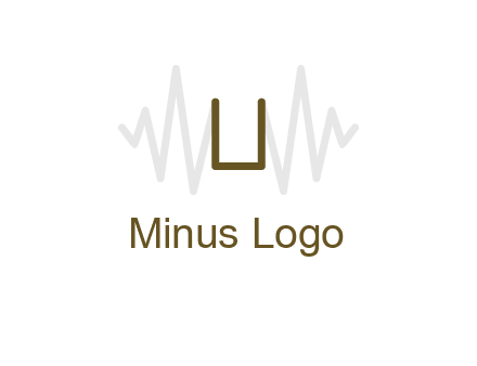 letter U between sound waves logo