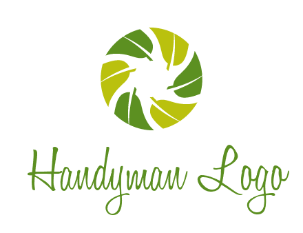 half leaves in shutter shape photography logo