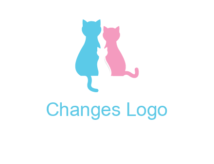 cat family logo