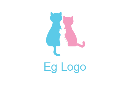 cat family logo