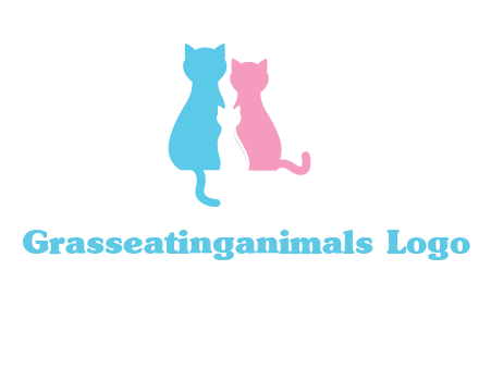 cat family logo