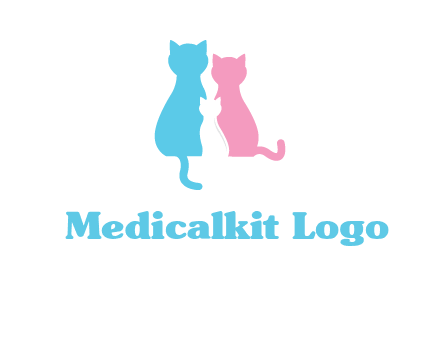 cat family logo