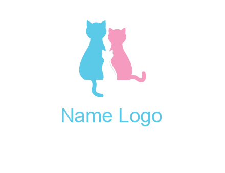 cat family logo