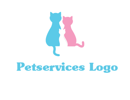 cat family logo