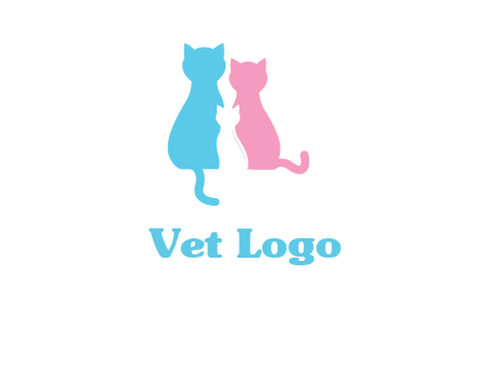 cat family logo