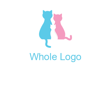 cat family logo