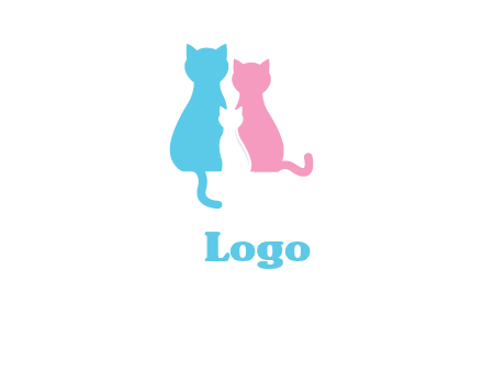 cat family logo