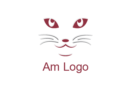 abstract cat logo