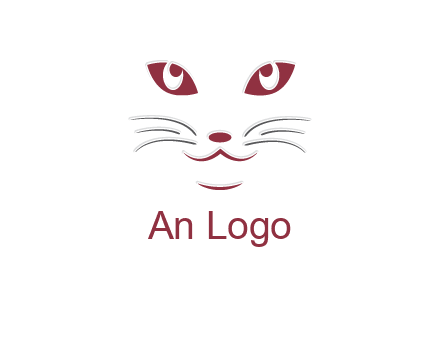 abstract cat logo