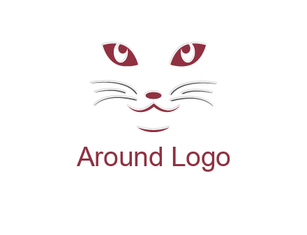 abstract cat logo