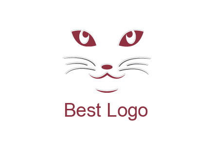 abstract cat logo
