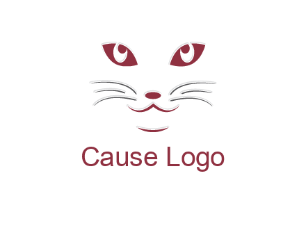 abstract cat logo