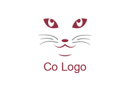 abstract cat logo