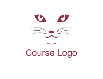 abstract cat logo