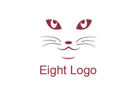 abstract cat logo