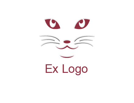 abstract cat logo