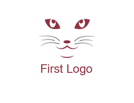 abstract cat logo