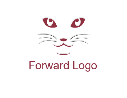 abstract cat logo