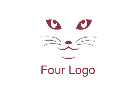 abstract cat logo