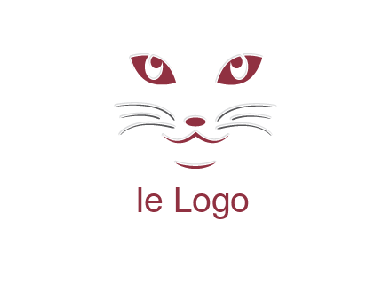 abstract cat logo