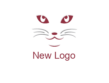 abstract cat logo