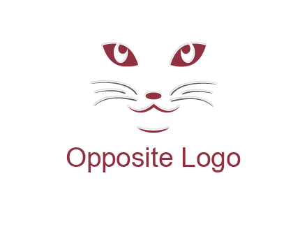 abstract cat logo