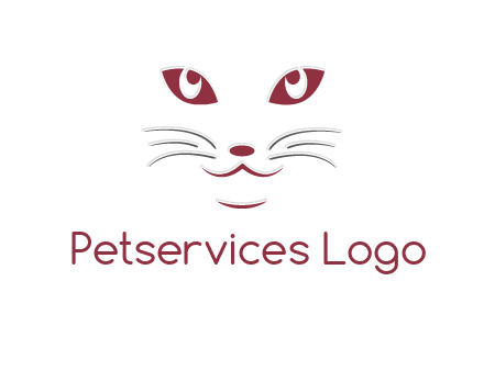 abstract cat logo