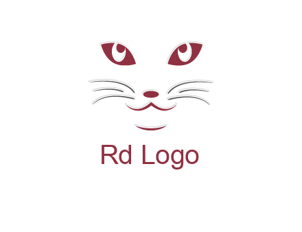 abstract cat logo
