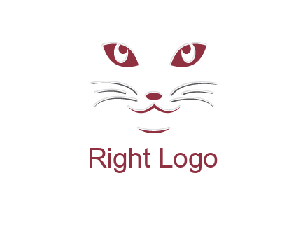 abstract cat logo