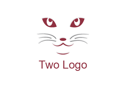 abstract cat logo