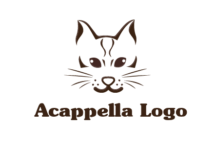 abstract cat logo
