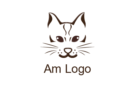 abstract cat logo