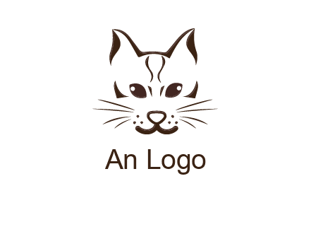 abstract cat logo