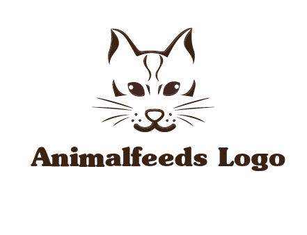 abstract cat logo