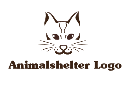 abstract cat logo
